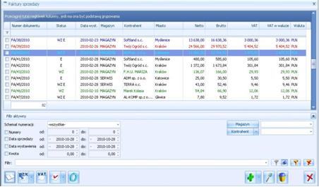 Comarch ERP Optima Faktury - Dokumenty w buforze