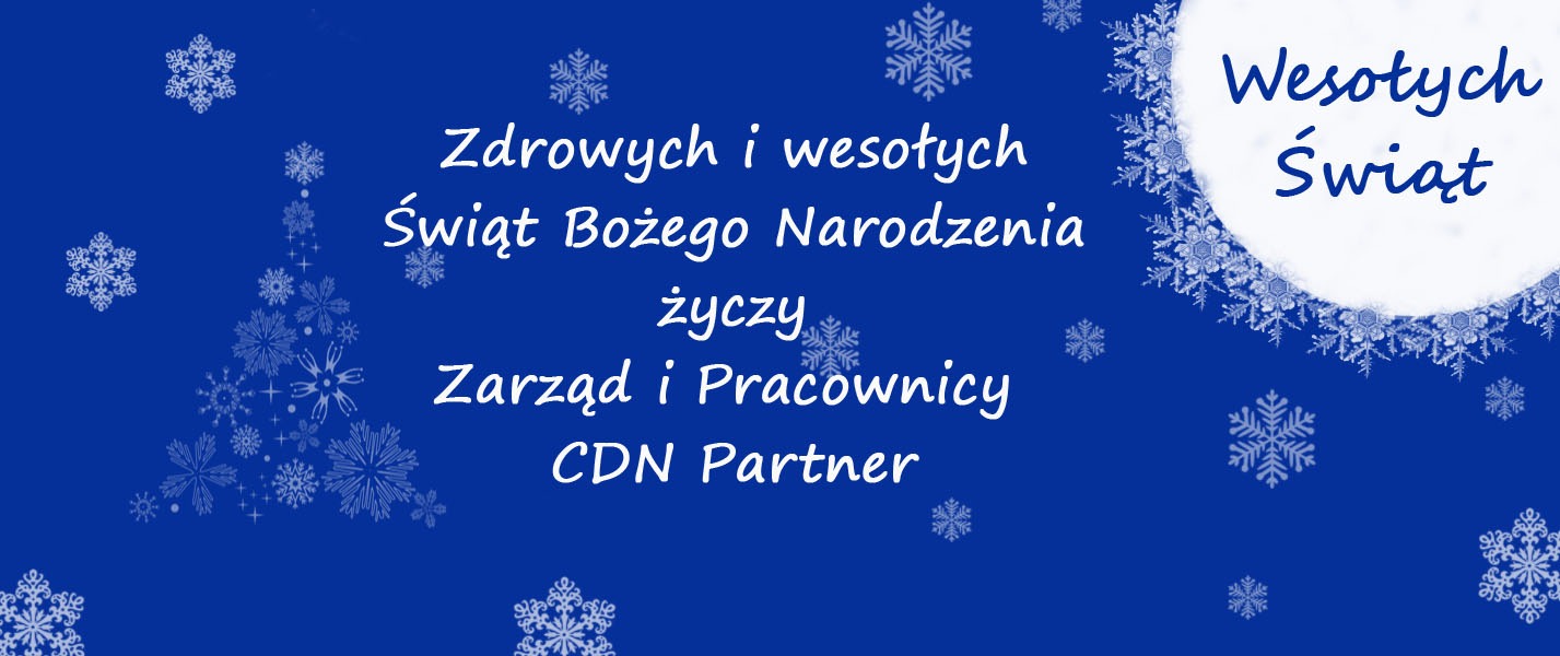 Życzenia z okazji Bożego Narodzenia od CDN Partner