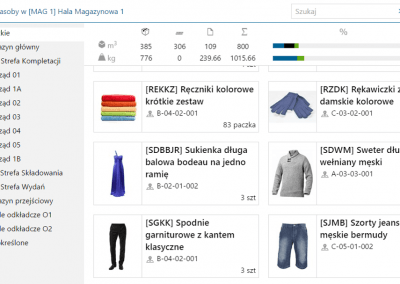 Comarch WMS Zarządzanie Hala magazynowa