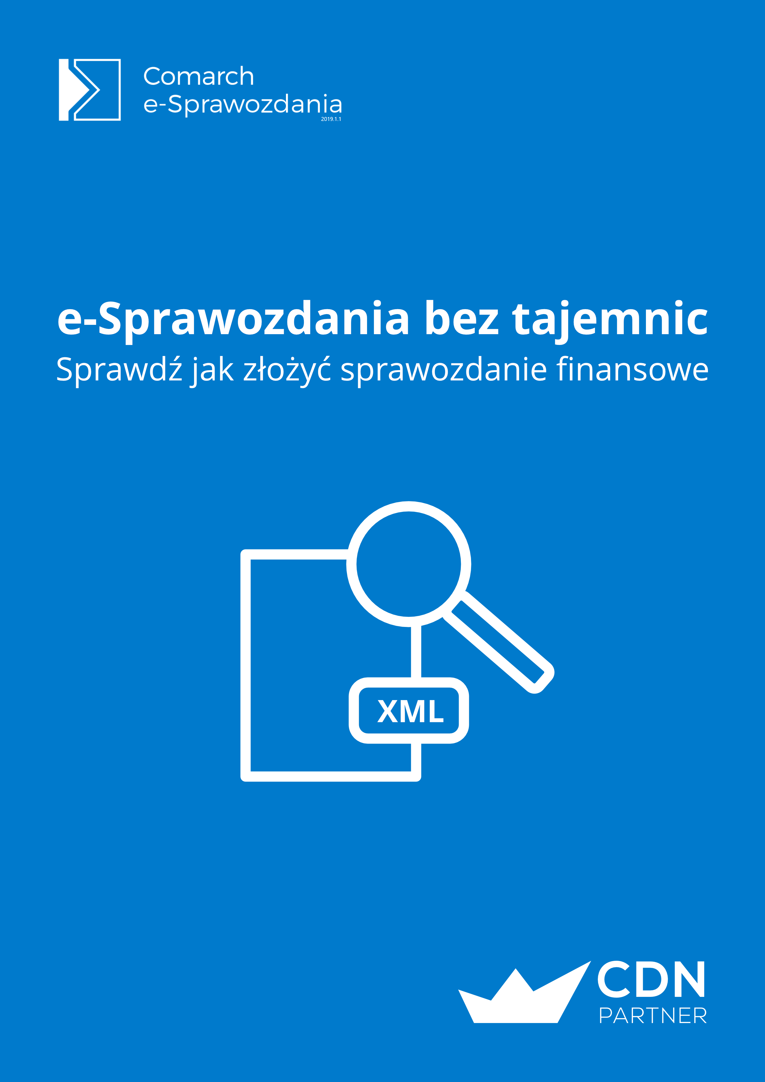 DARMOWY EBOOK  ,,e-Sprawozdania bez tajemnic. Sprawdź jak złożyć sprawozdanie finansowe”