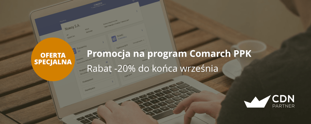 Promocja na program Comarch PPK — 20% taniej do końca września