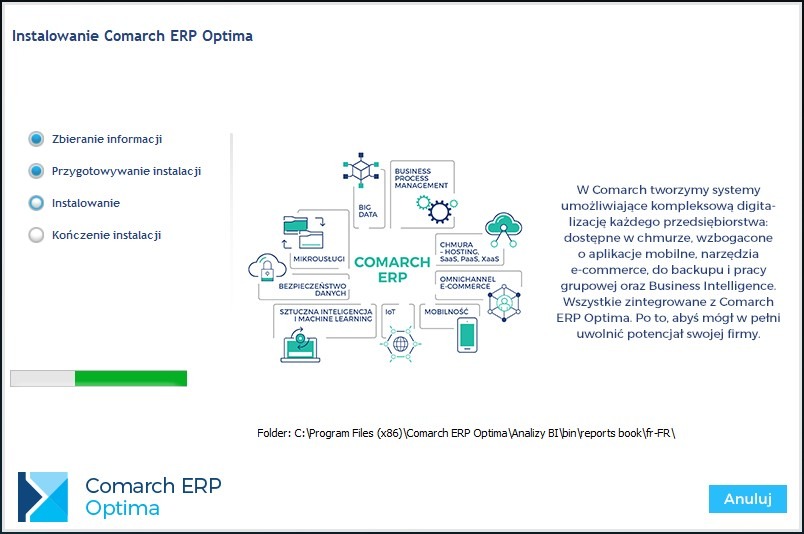 Instalowanie Comarch ERP Optima