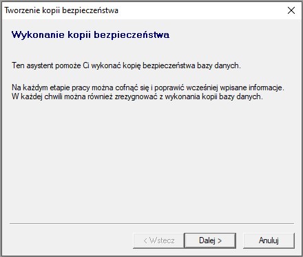 Tworzenie kopii bezpieczeństwa