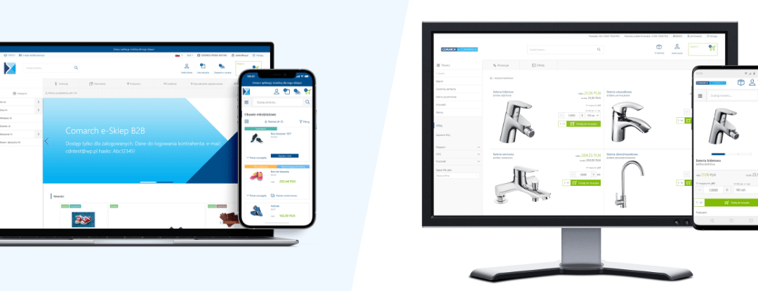 Czym się różni Comarch e-Sklep B2B od Comarch B2B?