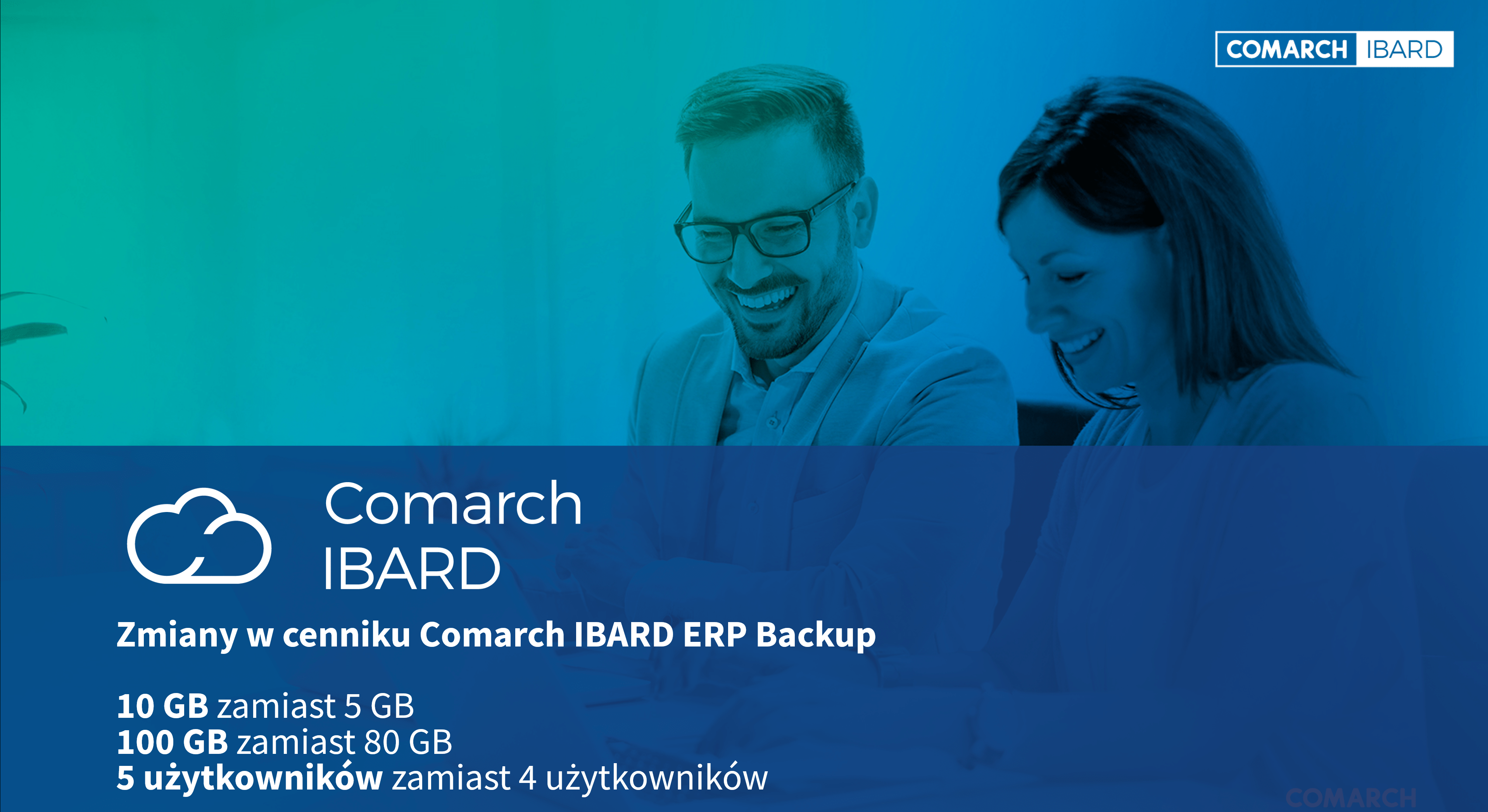 Zmiany w cenniku Comarch IBARD ERP Backup