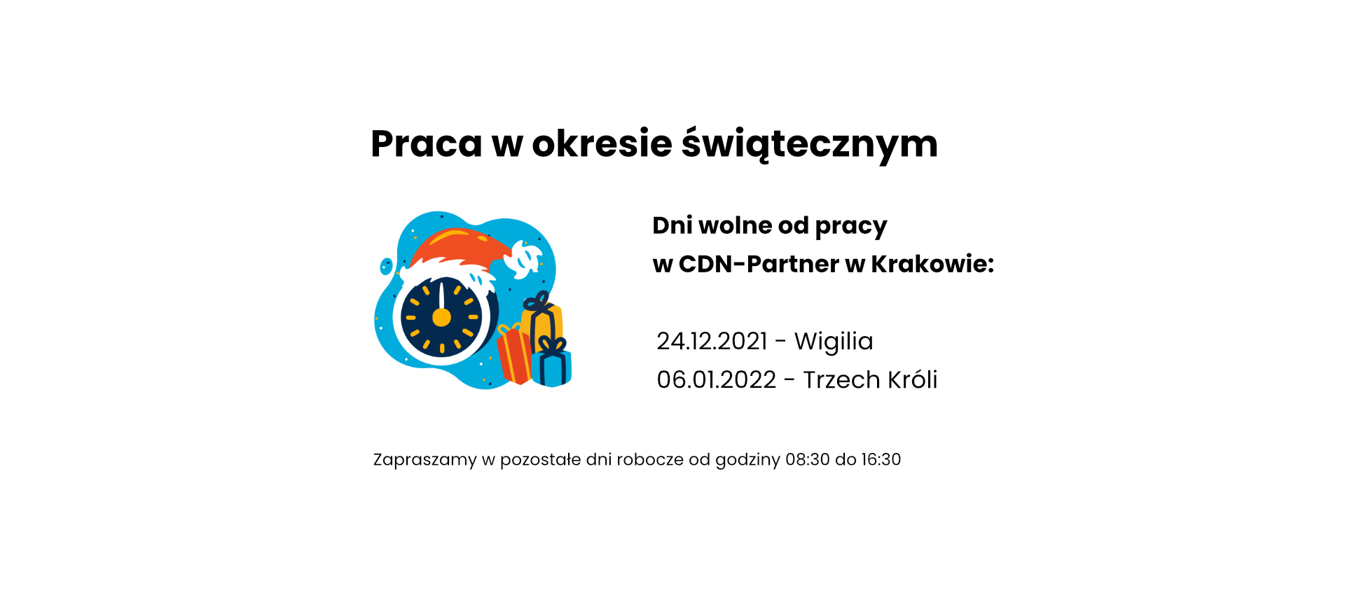 Praca w okresie świątecznym