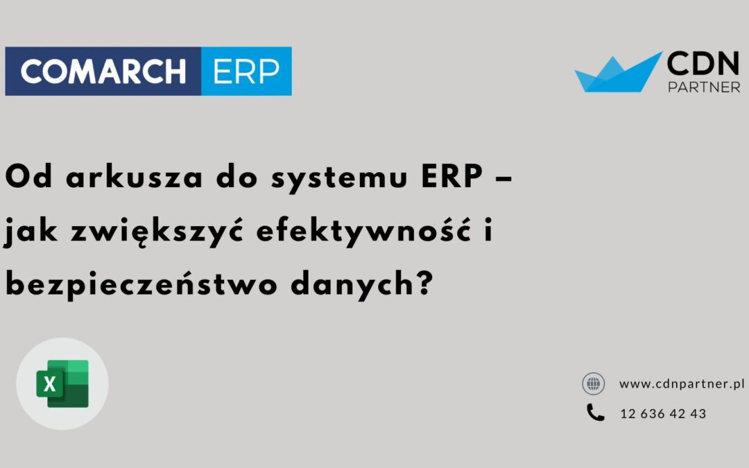 Od arkusza do systemu ERP – jak zwiększyć efektywność i bezpieczeństwo danych