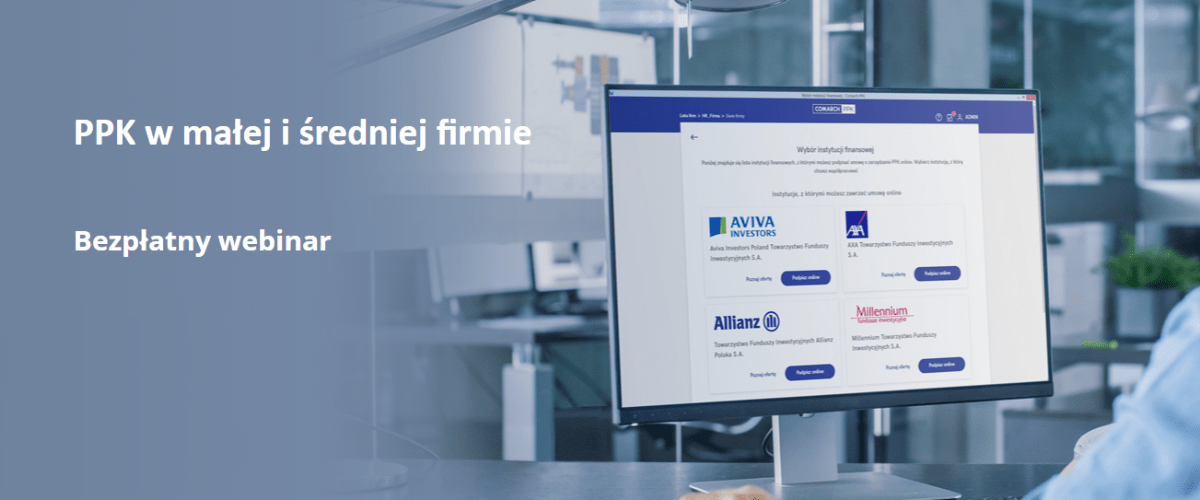 Zapraszamy na webinar o PPK dla małych i średnich firm