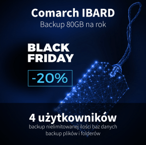 BF - Comarch IBARD ERP Backup 80GB na rok